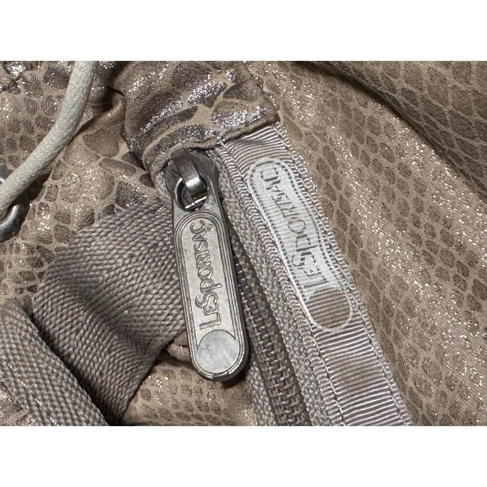 LESPORTSAC Small Backpack in Golden Foil Snake Print (Bx 3)